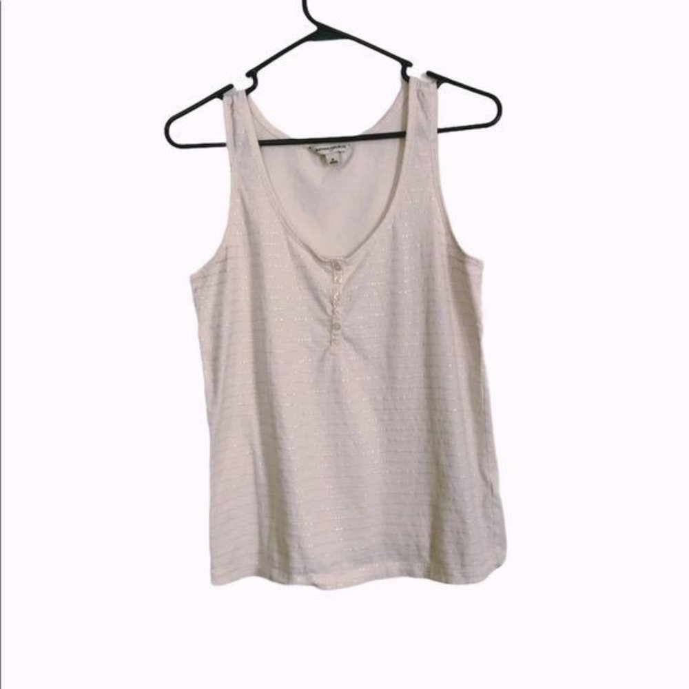 Banana Republic Tank Top Medium Cream